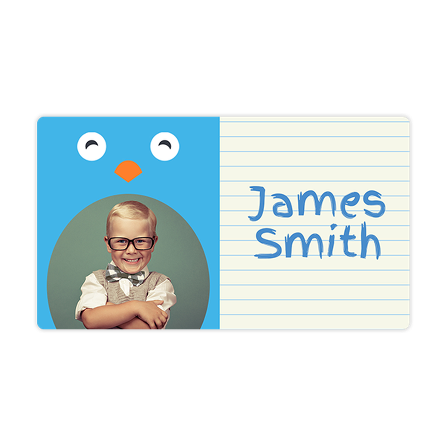 Blue Bird Sticker Labels Photobook Worldwide Personalized Sticker